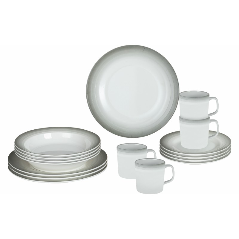 PACK VAISSELLE ASTRALYS 16 PIECES MELAMINE BRUNNER