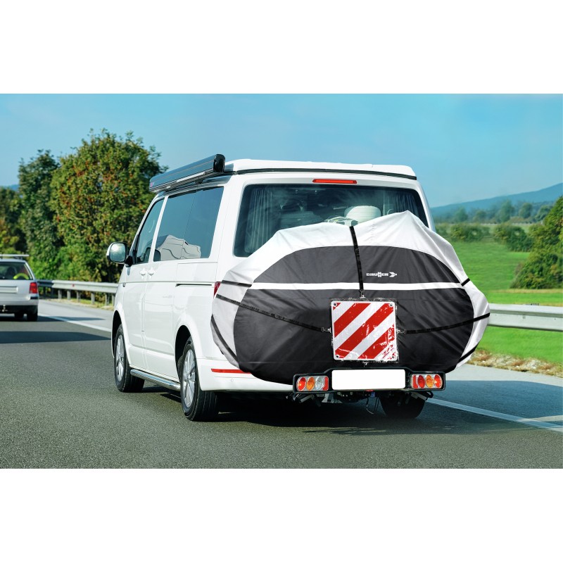 HOUSSE POUR VELOS PORTE-VELO SUR BOULE AVEC POCHE HITCH BIKE COVER BRUNNER