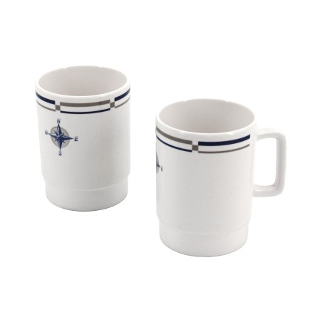 MUG EMPILABLE COMPASS (2 PCS)