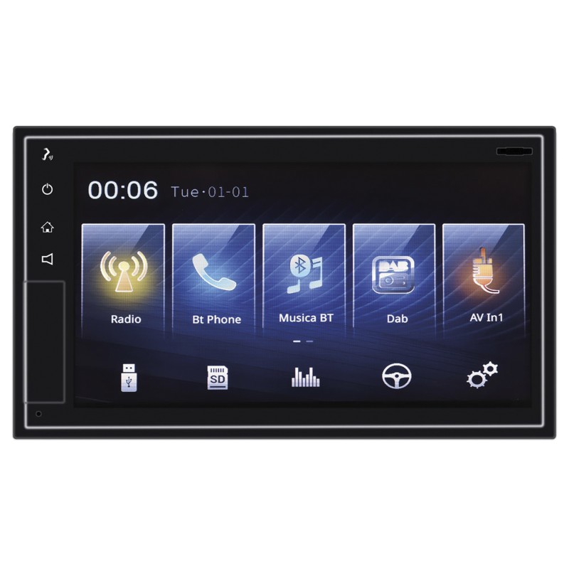 STATION MULTIMEDIA DAB+ 6,75' AFFICHEUR HD ECRAN TACTILE