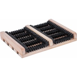 TAPIS BROSSE ZERBY 36 X 27 CM CADRE BOIS BRUNNER