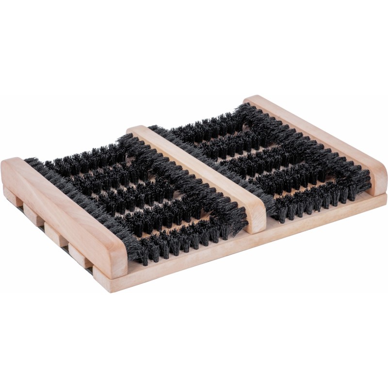 TAPIS BROSSE ZERBY 36 X 27 CM CADRE BOIS BRUNNER