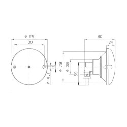 FEU JOKON 710 BRS POSITION STOP