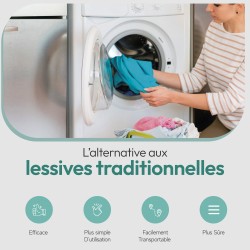 LESSIVE EN FEUILLE CONCENTREE HAUTE COUTURE (60 LAVAGES)