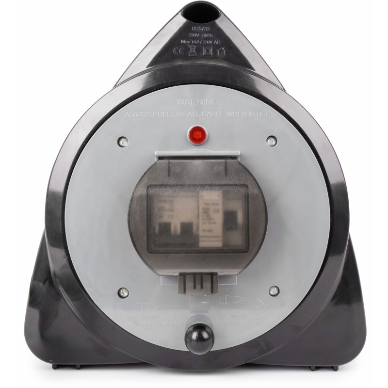 RALLONGE 15 M AVEC ENROULEUR LAMPE USB PRISES ONBORAD - BRUNNER