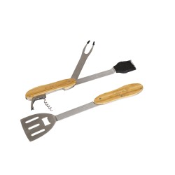 SET BARBECUE 5 EN 1 VINTAGE BAMBOU