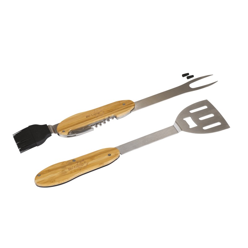 SET BARBECUE 5 EN 1 VINTAGE BAMBOU