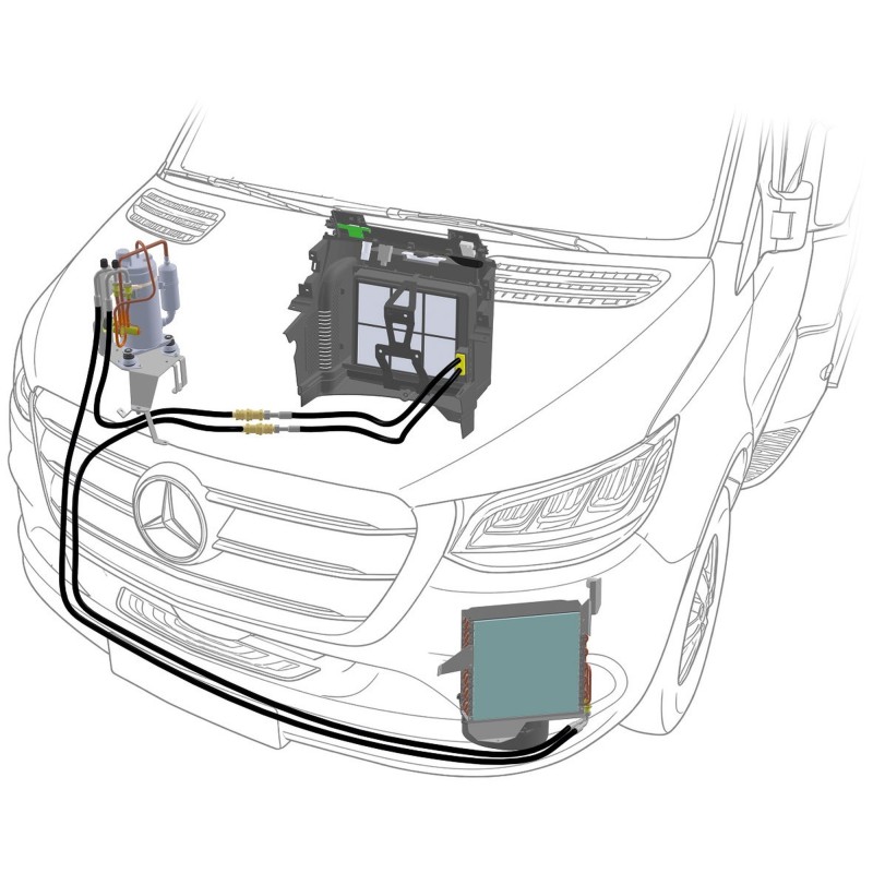 Climatiseur ULTRA COMFORT 9000 (Mercedes Sprinter traction avant) TELECO