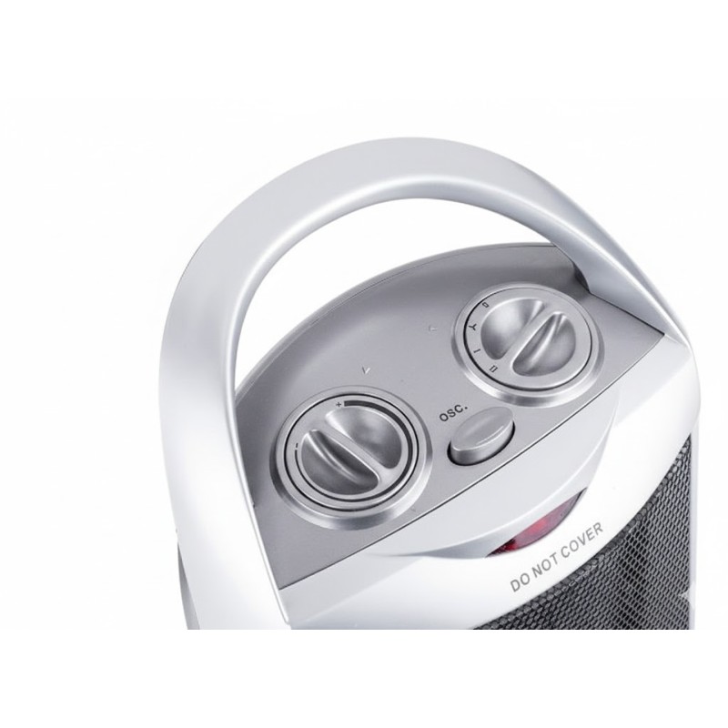 Chauffage Céramique Oscillant 450-1500W - Achat fiable | Bo-Camp Chauffage Céramique Oscillant 450-1500W - Achat fiable | Bo-Camp