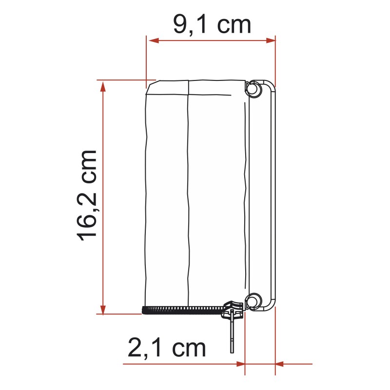 STORE FIAMMA COMPASS 220 - 2,20M