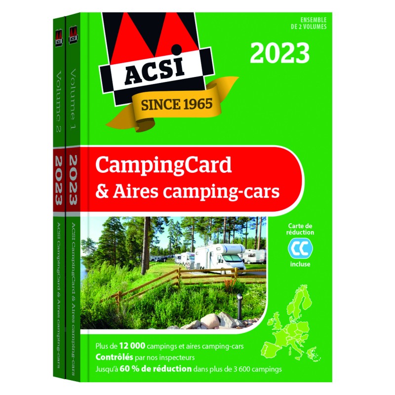 GUIDE CAMPING & AIRES DE CAMPING CAR ACSI 2023