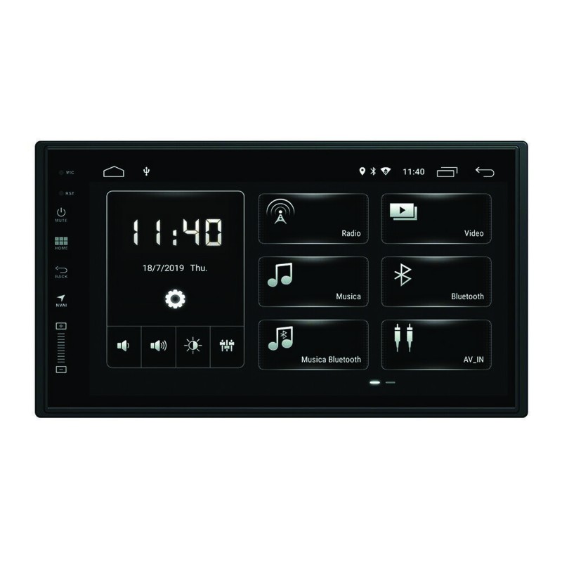 STATION MULTIMÉDIA 6,95’’ ANDROID DAB+ AVEC CADRE DUCATO LUXE PHONOCAR