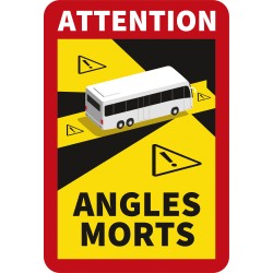 AUTOCOLLANT ANGLE MORT - LOT DE 3