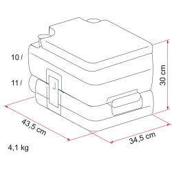 WC FIAMMA BI-POT 30