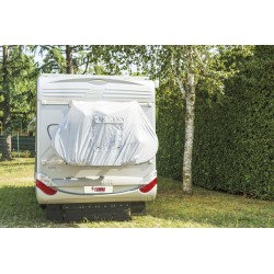 BIKE COVER PREMIUM S 4 VELOS NOIR ET GRIS