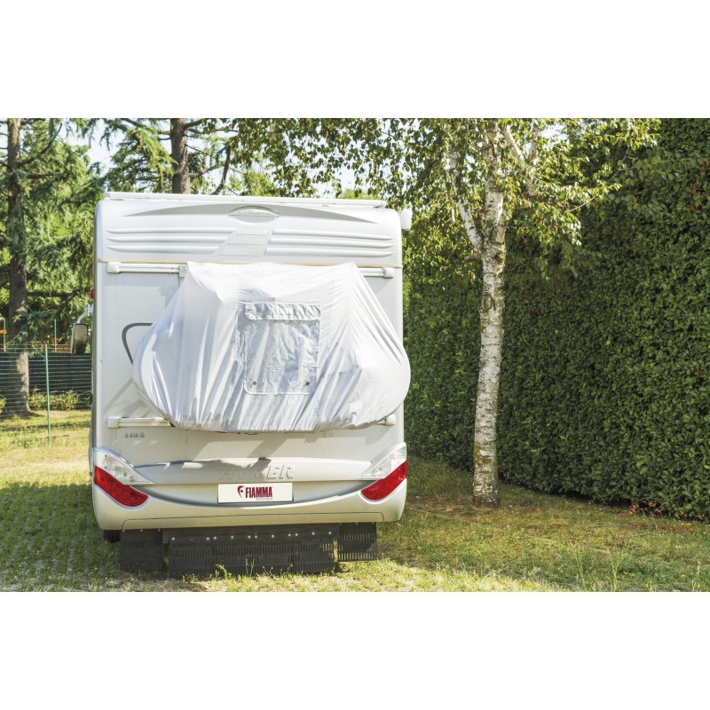 BIKE COVER PREMIUM S 4 VELOS NOIR ET GRIS