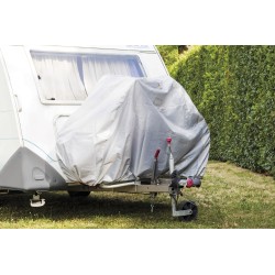 BIKE COVER PREMIUM S 4 VELOS NOIR ET GRIS