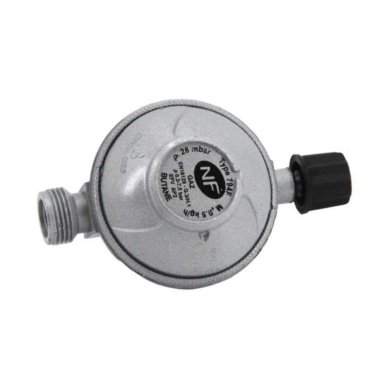 DÉTENDEUR BOUTEILLE BUTANE 28 MBAR AVEC TETINE