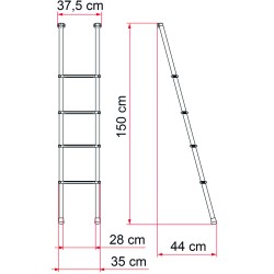 ECHELLE INTÉRIEURE FIAMMA DELUXE 4B