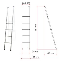 ECHELLE INTÉRIEURE FIAMMA DELUXE 5B
