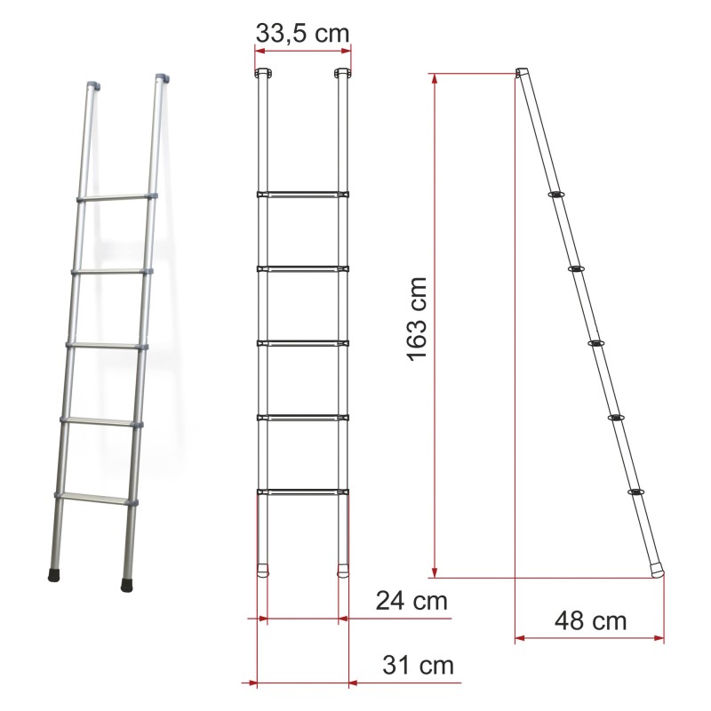 ECHELLE INTÉRIEURE FIAMMA DELUXE 5B