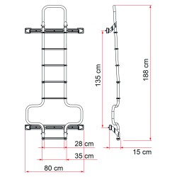 ECHELLE DELUXE DJ DUCATO EMBOUTS NOIRS