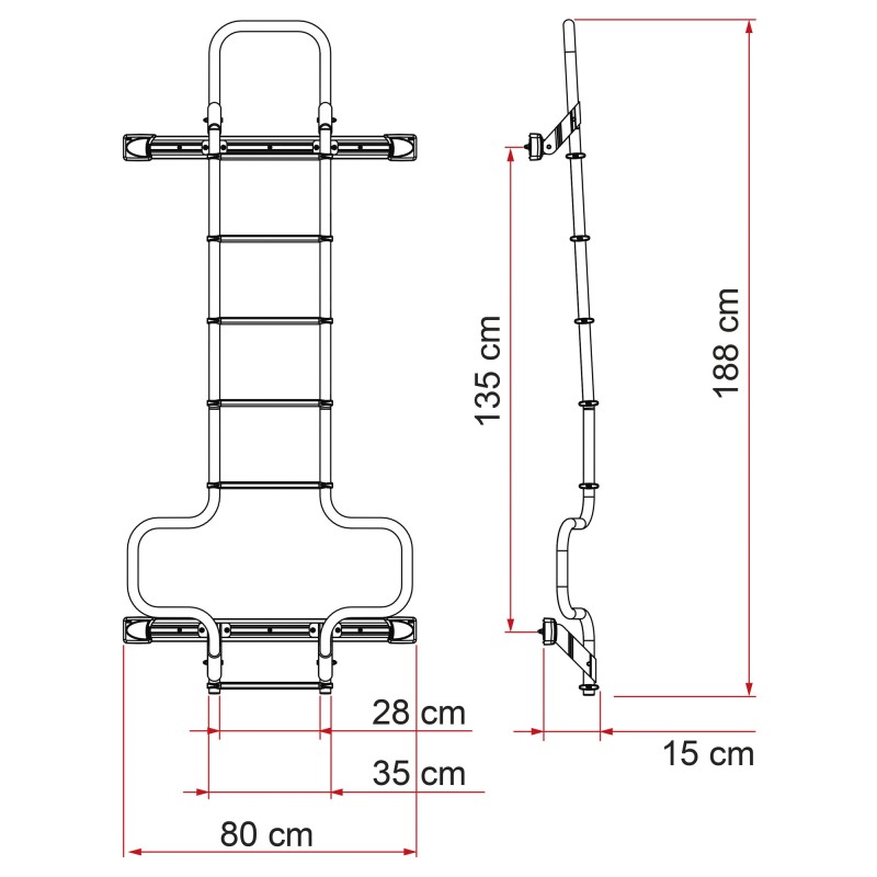 ECHELLE DELUXE DJ DUCATO EMBOUTS NOIRS