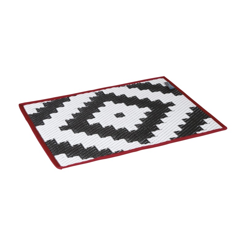 SET DE TABLE 30x40 REVERSIBLE NOIR ET BLANC VINTAGE
