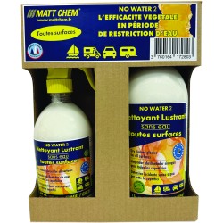 KIT NO WATER 2 - NETTOYANT LUSTRANT SANS EAU