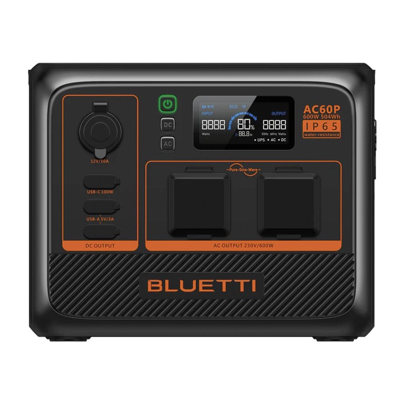 STATION D'ENERGIE PORTABLE AC60P 600 WATT / 504 Wh BLUETTI (POWERSTATION)