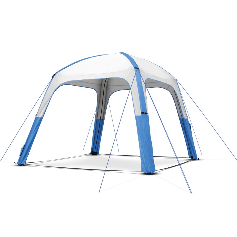 TONNELLE AUTOGONFLABLE AQUAMAR 250 AUTO-UP GRIS ET BLEU BRUNNER