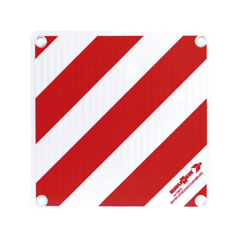 PANNEAU DE SIGNALISATION REFLECHISSANT ITALIE ZEBRA PL ALU BRUNNER