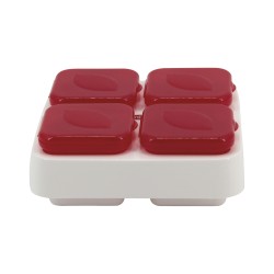 BOÎTE ALIMENTAIRE À SAUCE PAR 4