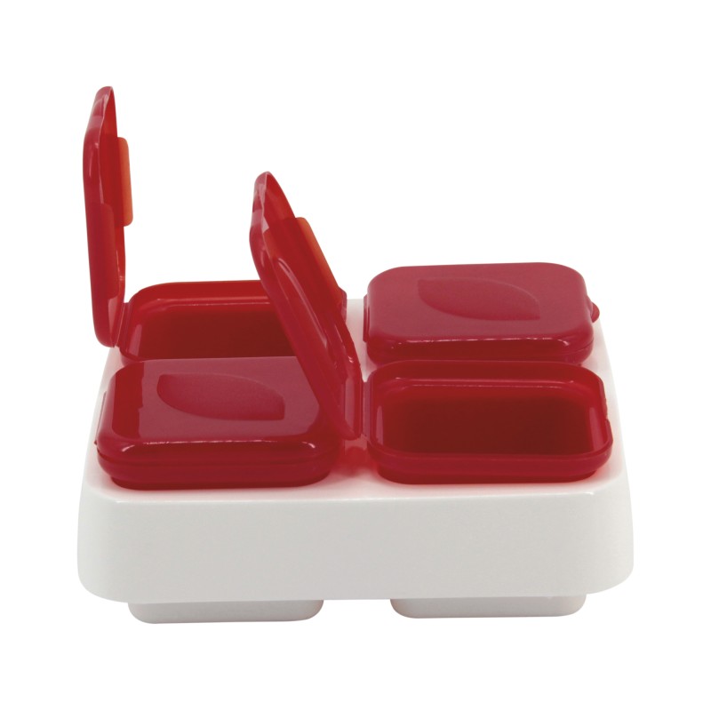 BOÎTE ALIMENTAIRE À SAUCE PAR 4