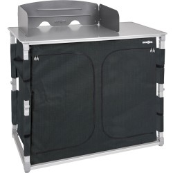 MEUBLE DE CUISINE AZABACHE DAILY CT 4 ETAGERES PARE-FEU NOIR BRUNNER