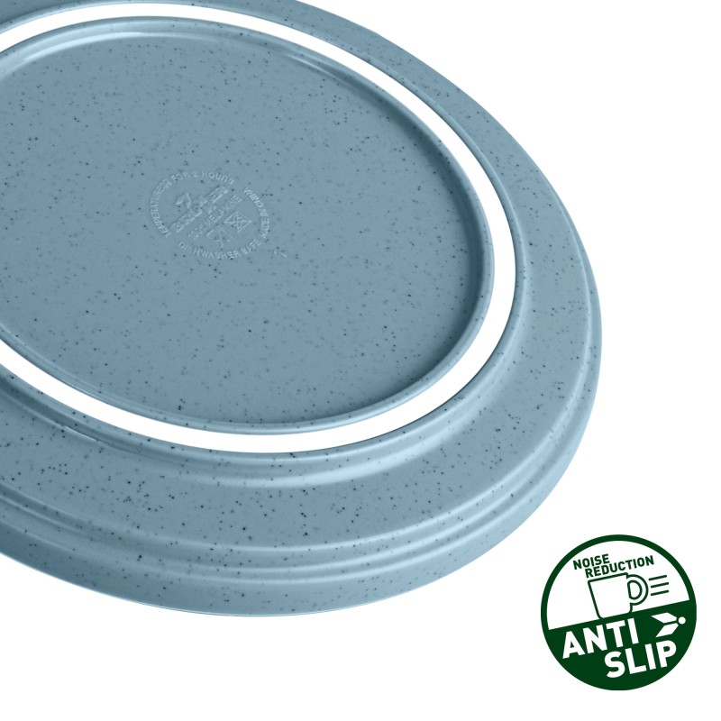 ASSIETTE A DESSERT DOLOMIT BLEU Ø 20 CM STONE TOUCH ANTIGLISSE BRUNNER
