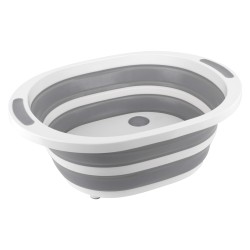 3 EN 1 EGOUTTOIR PLANCHE A DECOUPER BASSINE 3WAYS FOLD-AWAY GRIS BLANC BRUNNER