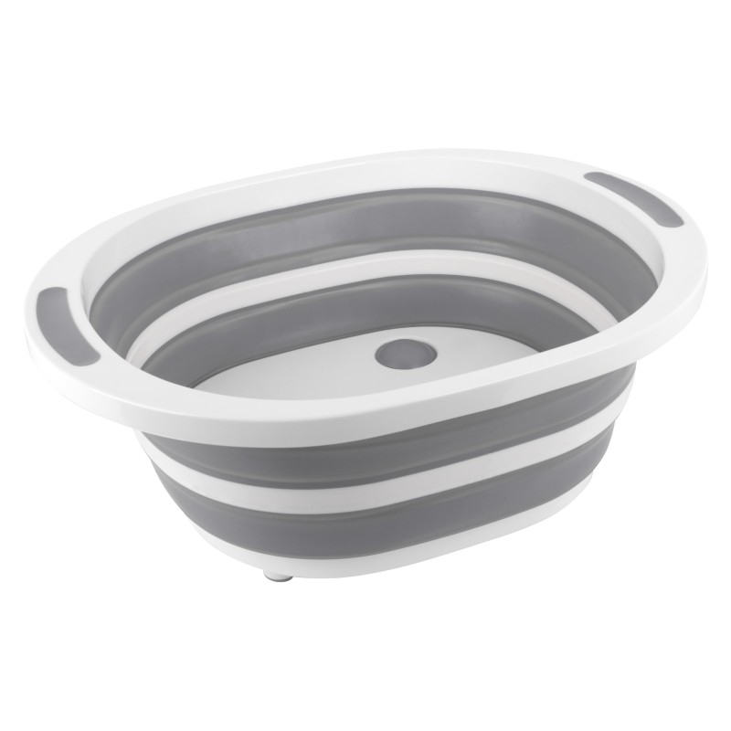 3 EN 1 EGOUTTOIR PLANCHE A DECOUPER BASSINE 3WAYS FOLD-AWAY GRIS BLANC BRUNNER