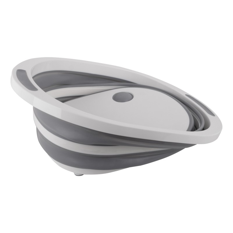 3 EN 1 EGOUTTOIR PLANCHE A DECOUPER BASSINE 3WAYS FOLD-AWAY GRIS BLANC BRUNNER