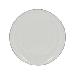 PACK DE 4 ASSIETTES EN ACIER EMAILLE - INCASA