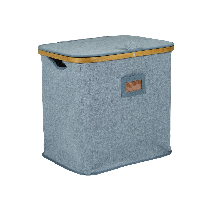 PANIER A LINGE 54 L PLIABLE VINTAGE BAMBOU