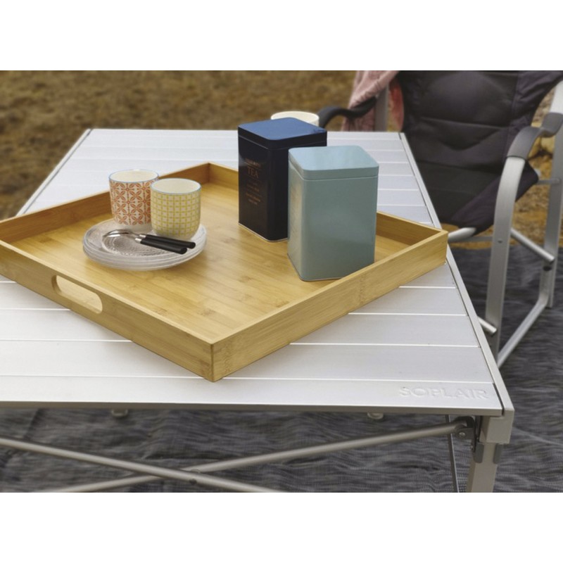 PLATEAU PLIANT BAMBOU 50X50 SOPLAIR