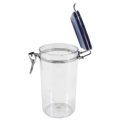 POT HERMETIQUE ROND COUVERCLE BLEU 1,4L