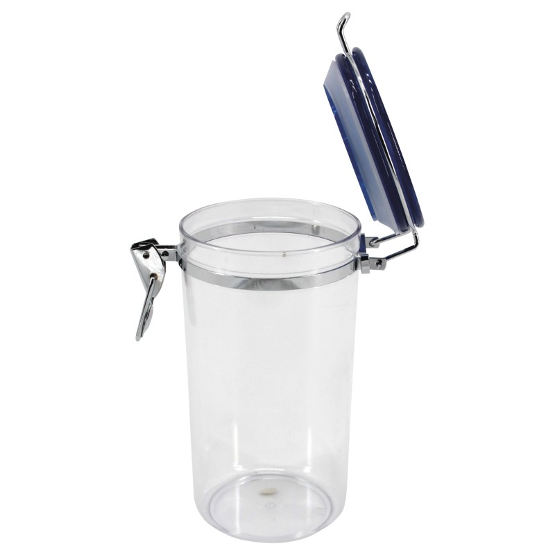 POT HERMETIQUE ROND COUVERCLE BLEU 1,4L
