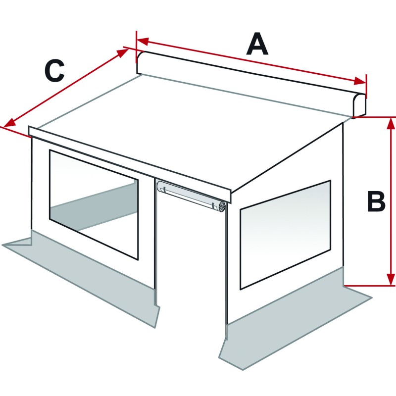 STORE FIAMMA PRIVACY ROOM F65 320 CAMPING-CAR