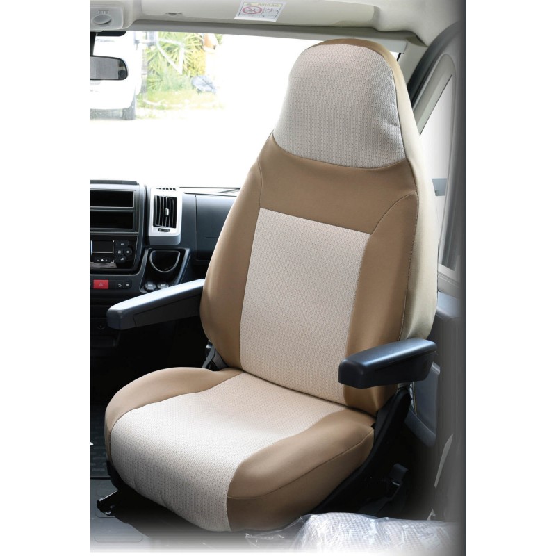 HOUSSE SIÈGE UNIVERSELLE + APPUI TÊTE x2 FORME 2