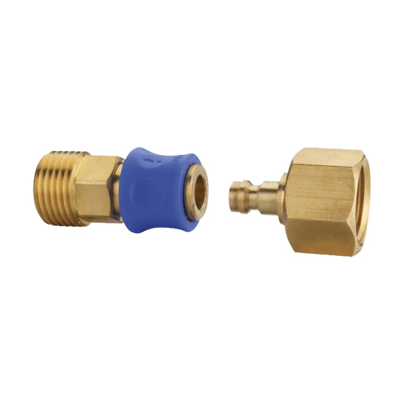 RACCORDS AVEC COUPLAGE RAPIDE 1 FEMELLE ET 1 MALE - CADAC