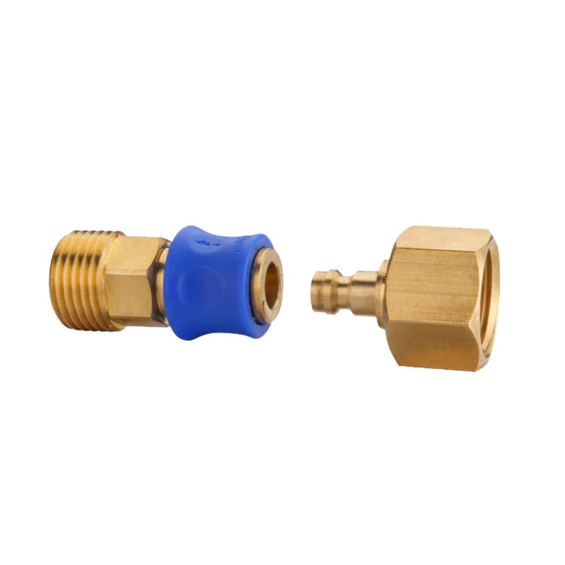 RACCORDS AVEC COUPLAGE RAPIDE 1 FEMELLE ET 1 MALE - CADAC