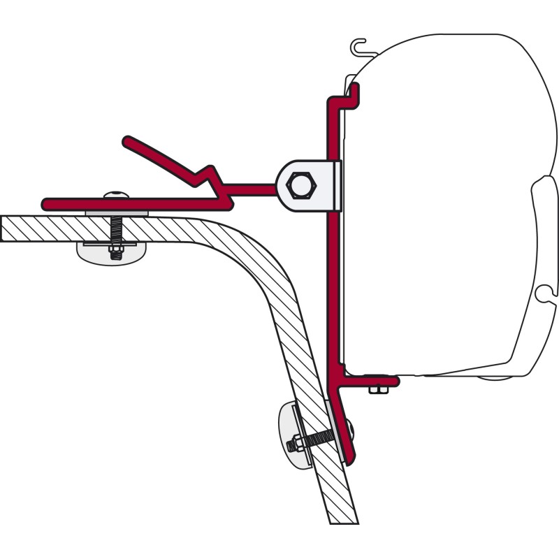 ETRIER MODULAIRE 8 CM U