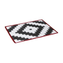 SET DE TABLE 30x40 REVERSIBLE NOIR ET BLANC VINTAGE